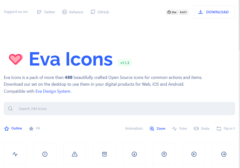 eva icons