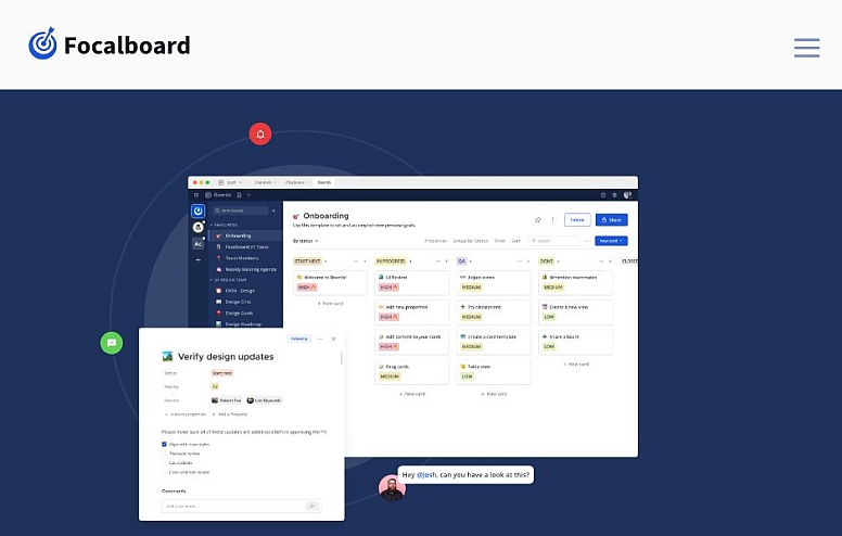 focalboard design tool