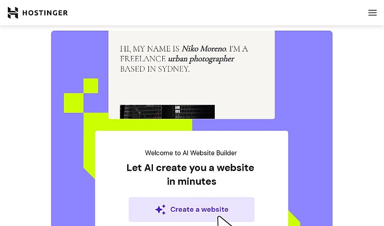 hostinger website builder