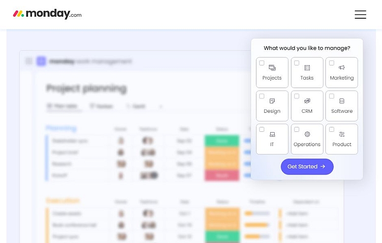 monday kanban