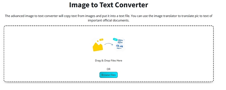 online image to text converter