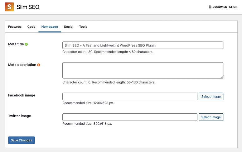 slim seo plugin