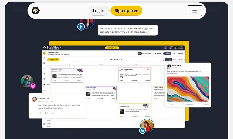 socialbee social media tool