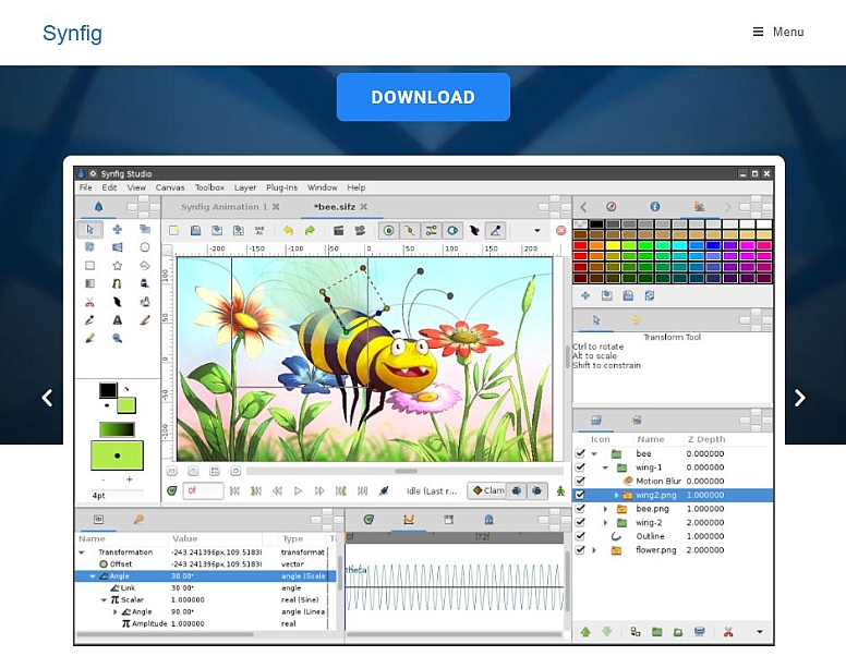 synfig studio advanced 2d animation