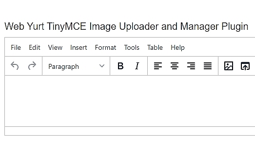 External Plugin to TinyMCE