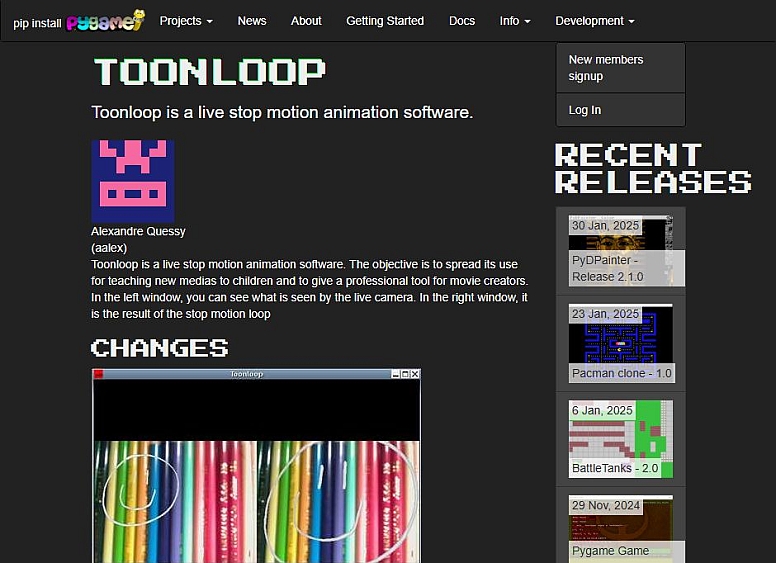 toonloop livestop animation software