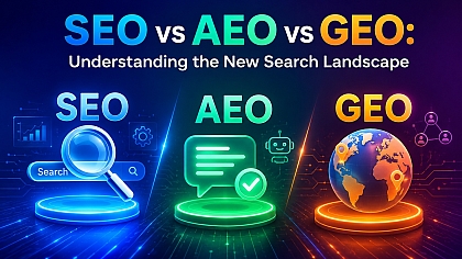 SEO vs AEO vs GEO: Understanding the New Search Landscape SEO vs AEO vs GEO: Understanding the New Search Landscape